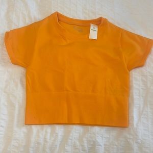 Aerie offline cropped athletic shirt